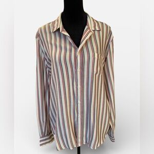 Frank & Eileen Multicolor Striped Button Down Shirt